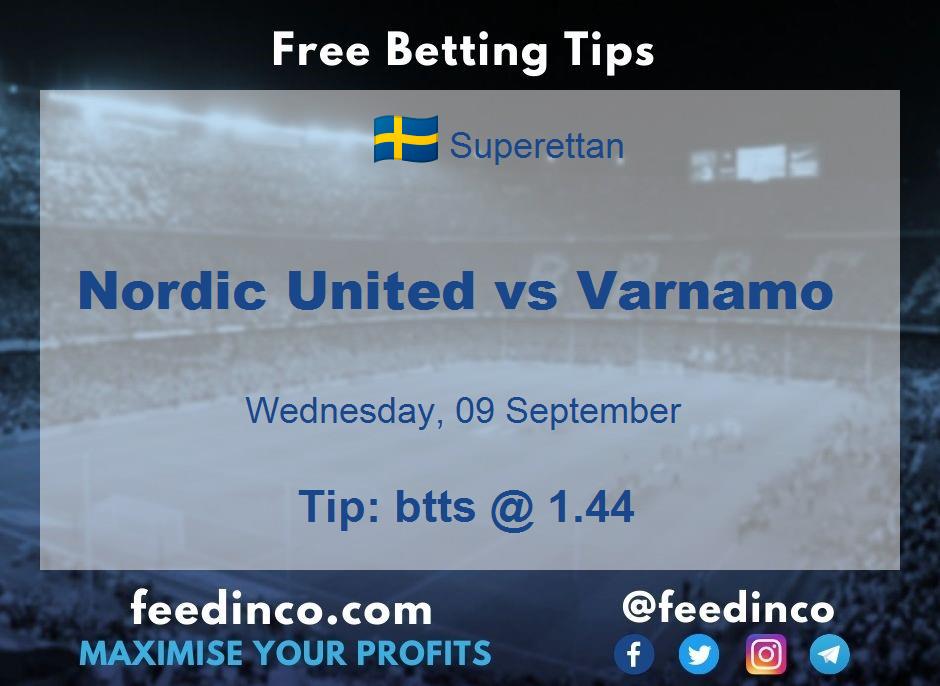 Nordic United vs Varnamo Prediction Nordic United vs Varnamo Prediction