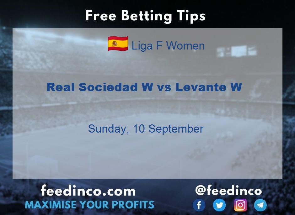 Real Sociedad W vs Levante W Prediction