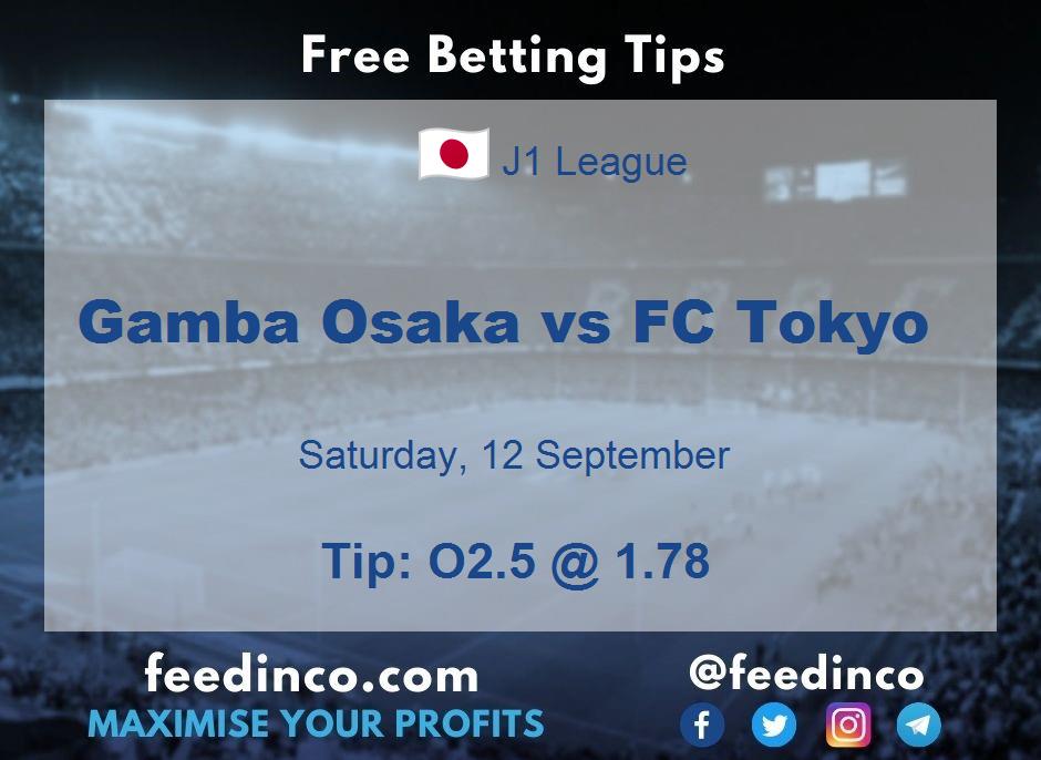 Gamba Osaka vs FC Tokyo Prediction Gamba Osaka vs FC Tokyo Prediction
