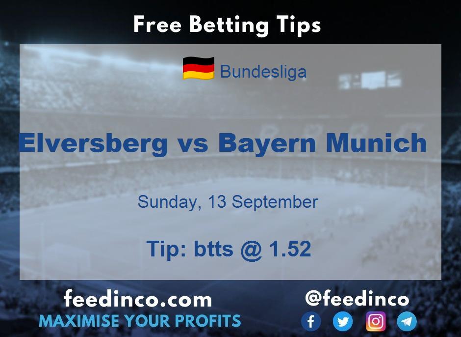 Elversberg vs Bayern Munich Prediction