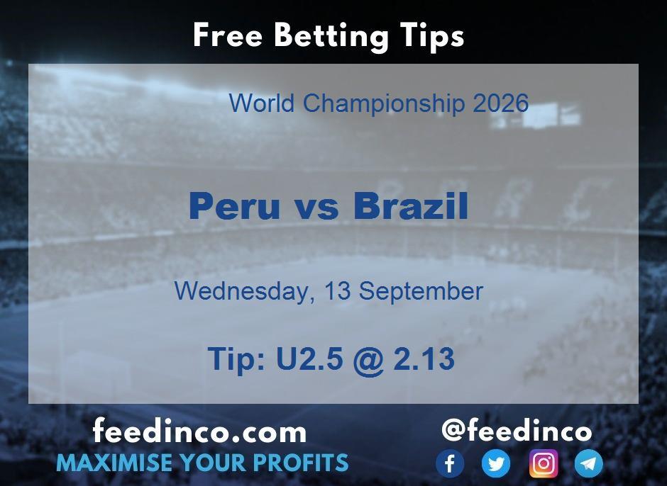 Peru vs Brazil Prediction