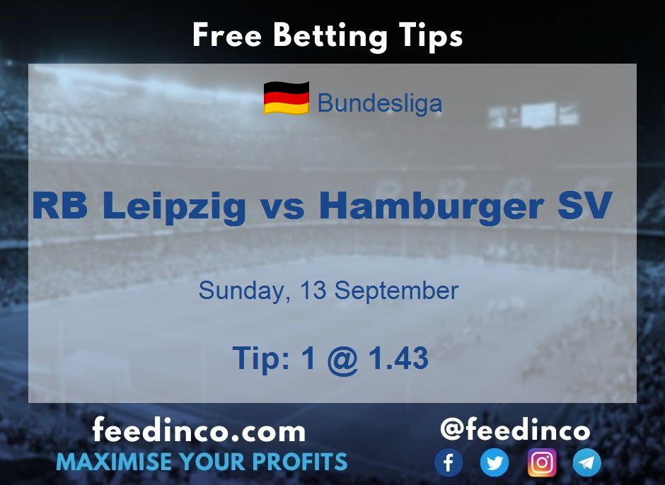 RB Leipzig vs Hamburger SV Prediction