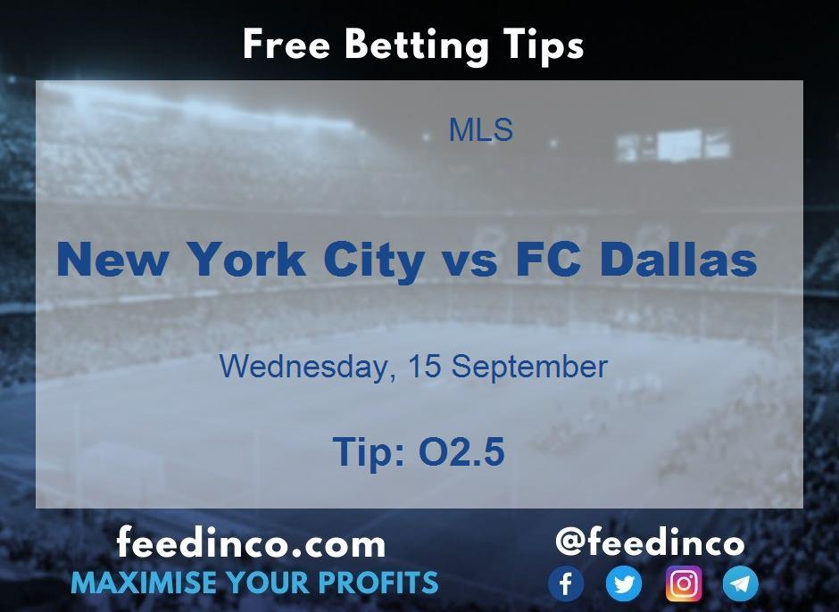 New York City vs FC Dallas Prediction New York City vs FC Dallas Prediction