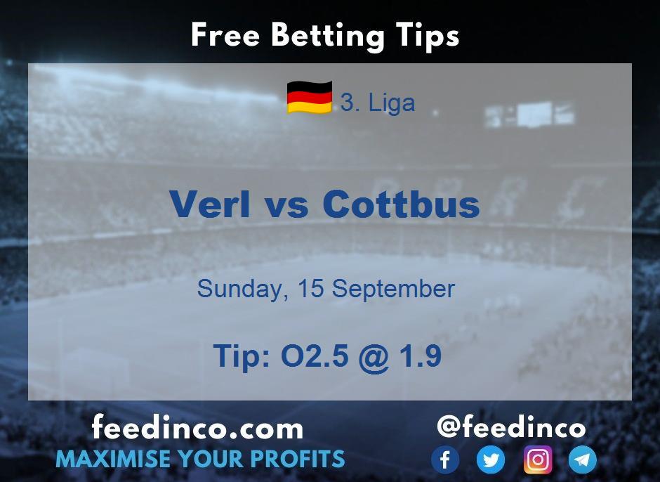 Verl vs Cottbus Prediction