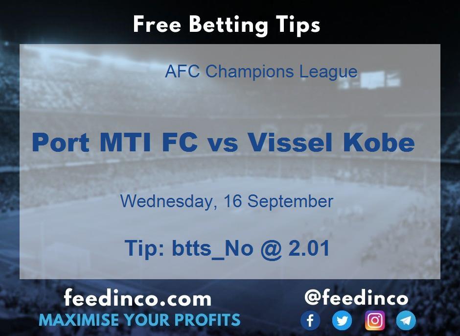 Port MTI FC vs Vissel Kobe Prediction Port MTI FC vs Vissel Kobe Prediction