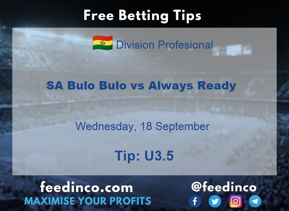 SA Bulo Bulo vs Always Ready Prediction