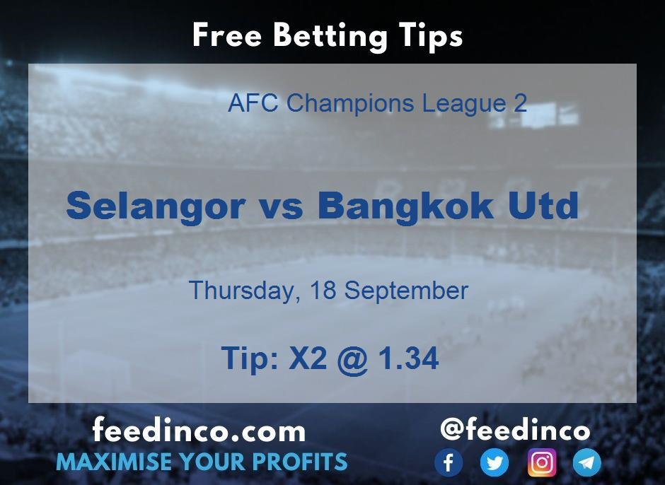 Selangor vs Bangkok Utd Prediction