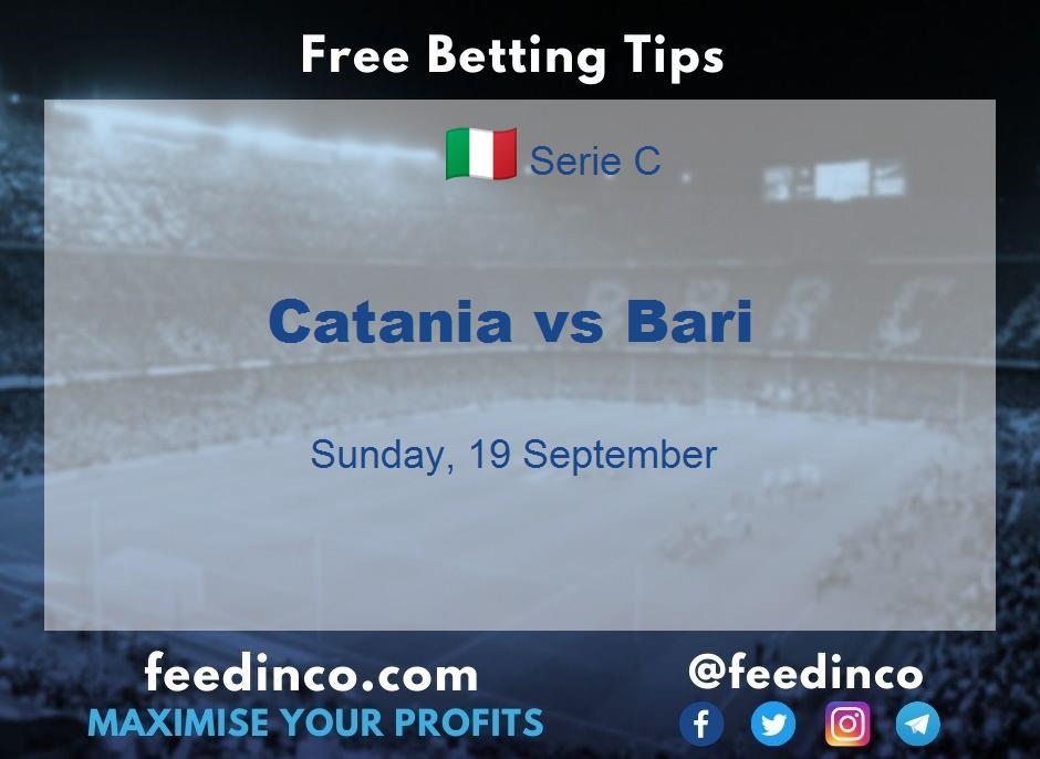 Catania vs Bari Prediction Catania vs Bari Prediction