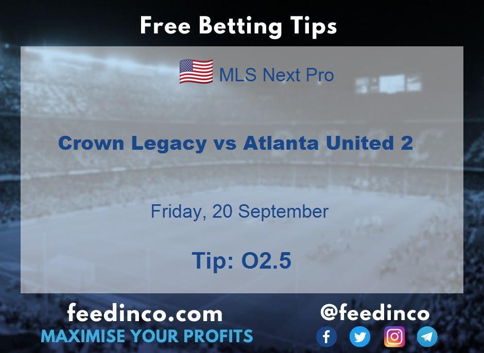 Crown Legacy vs Atlanta United 2 Prediction Crown Legacy vs Atlanta United 2 Prediction