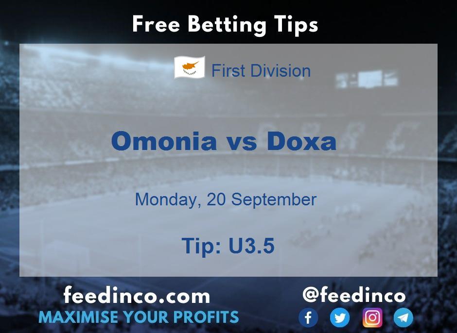 Omonia vs Doxa Prediction Omonia vs Doxa Prediction