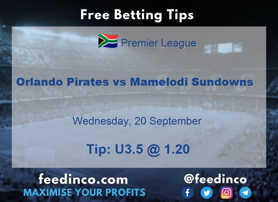 Orlando Pirates vs Mamelodi Sundowns Prediction Orlando Pirates vs Mamelodi Sundowns Prediction