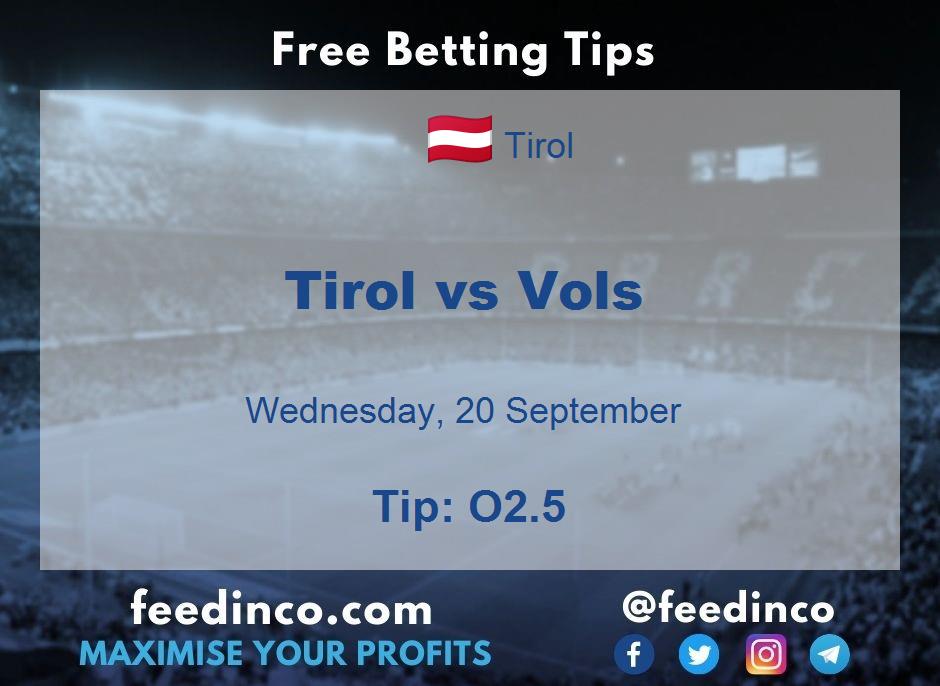 Tirol vs Vols Prediction Tirol vs Vols Prediction