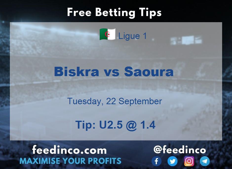 Biskra vs Saoura Prediction Biskra vs Saoura Prediction