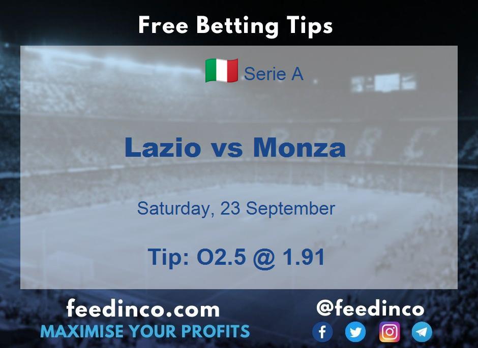 Lazio vs Monza Prediction Lazio vs Monza Prediction
