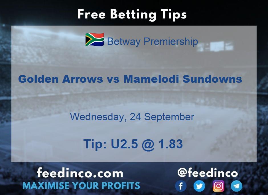 Golden Arrows vs Mamelodi Sundowns Prediction