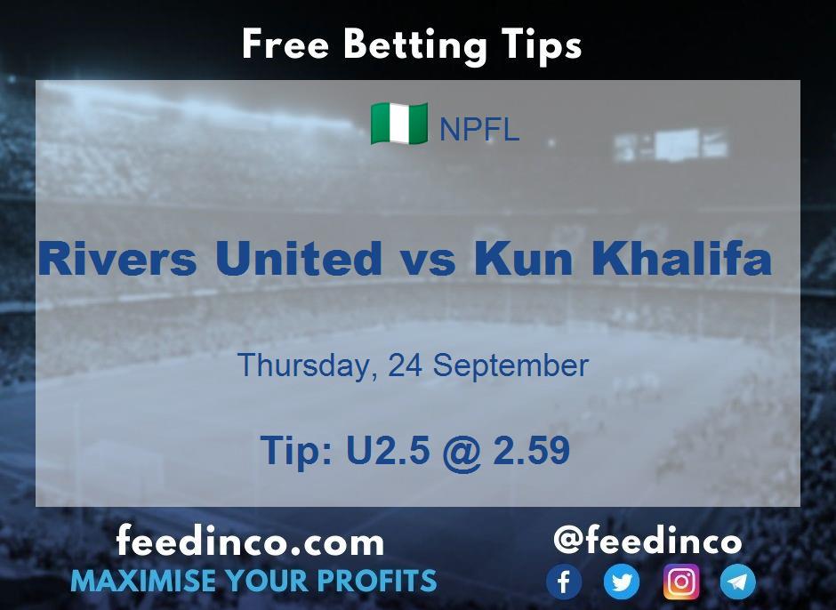 Rivers United vs Kun Khalifa Prediction Rivers United vs Kun Khalifa Prediction