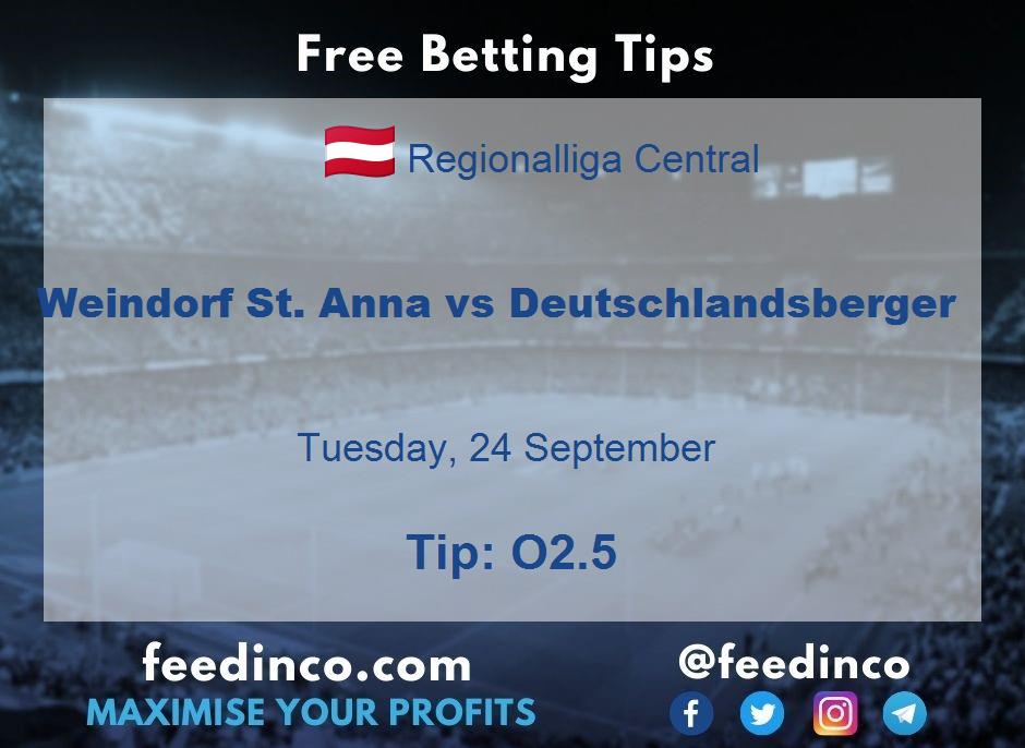 Weindorf St. Anna vs Deutschlandsberger Prediction