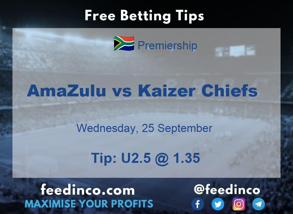 AmaZulu vs Kaizer Chiefs Prediction