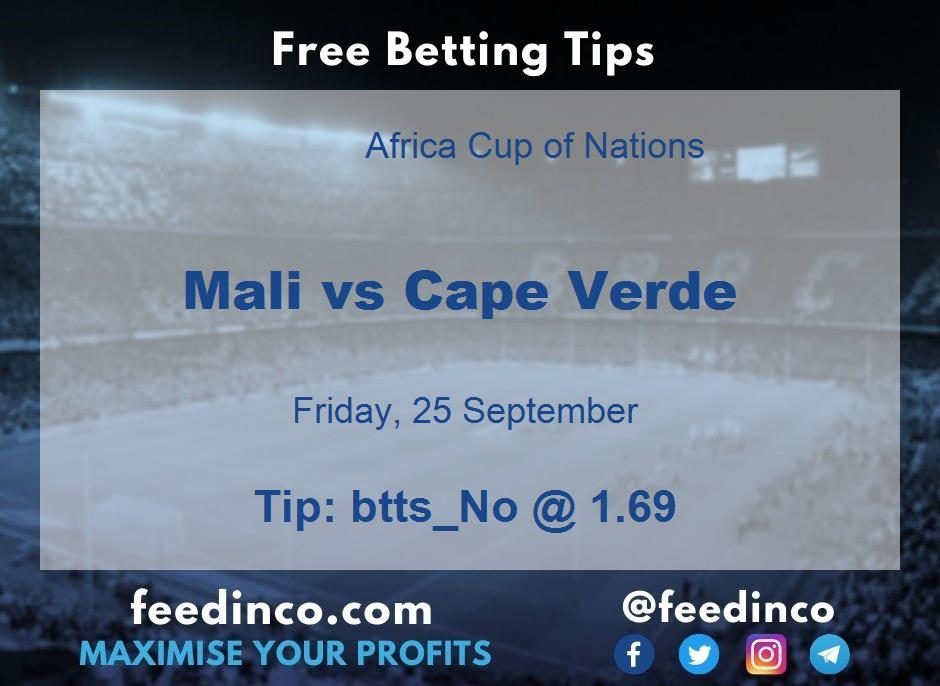 Mali vs Cape Verde Prediction Mali vs Cape Verde Prediction
