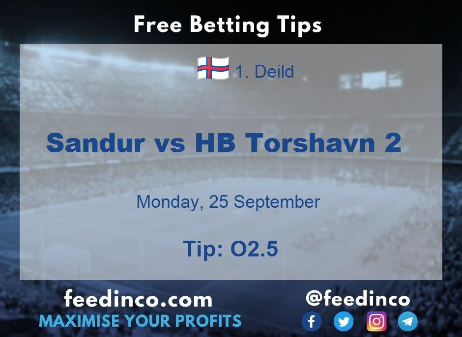 Sandur vs HB Torshavn 2 Prediction Sandur vs HB Torshavn 2 Prediction