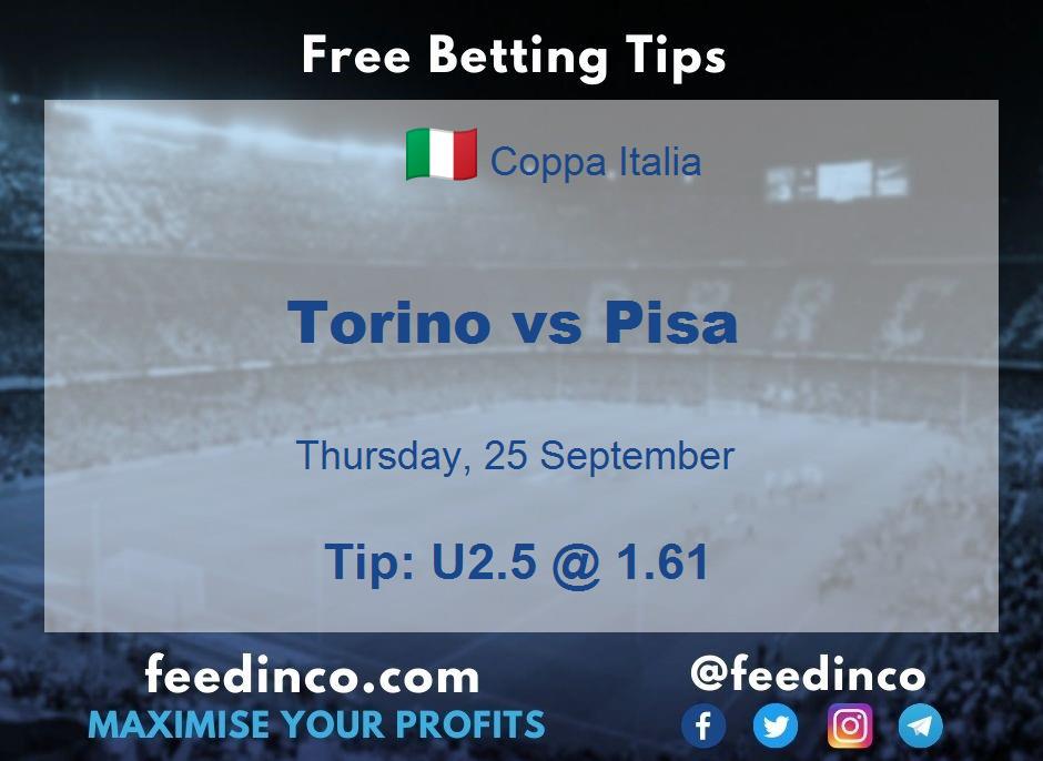 Torino vs Pisa Prediction