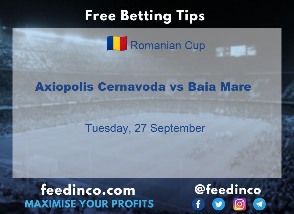 Axiopolis Cernavoda vs Baia Mare Prediction Axiopolis Cernavoda vs Baia Mare Prediction