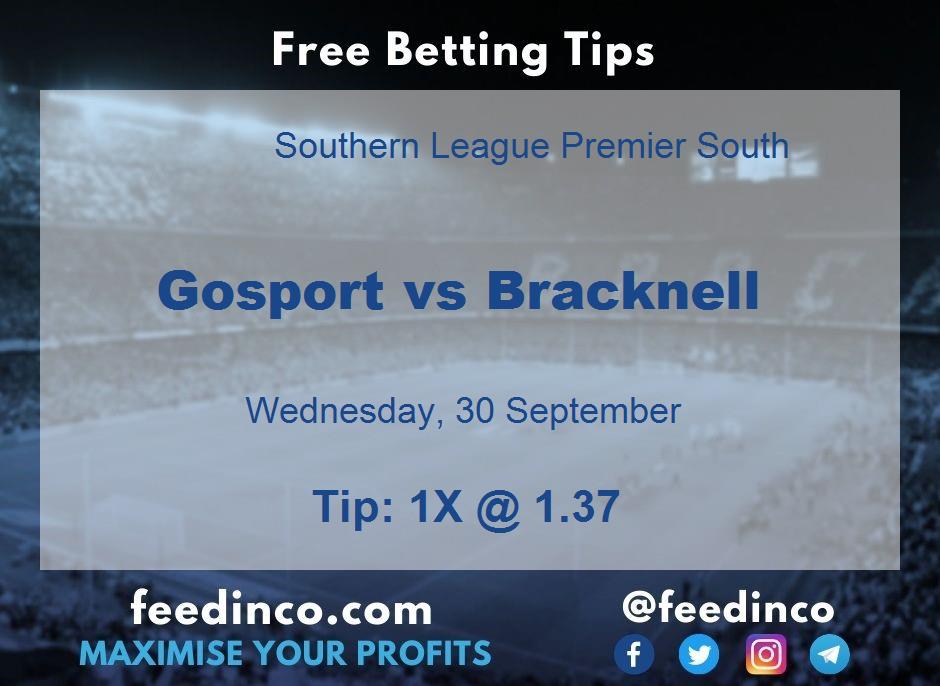Gosport vs Bracknell Prediction Gosport vs Bracknell Prediction
