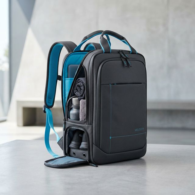 Slim Laptop/Gym Hybrid Bag