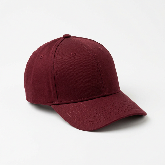 Plain Performance Cap - Deep Maroon