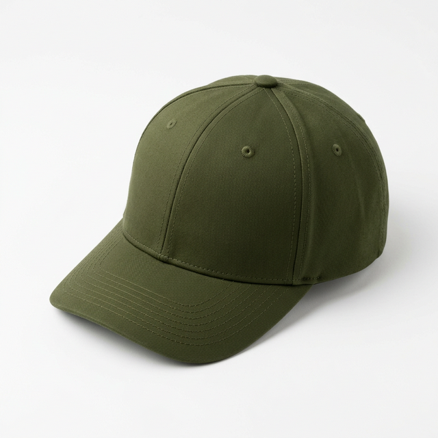 Plain Performance Cap - Olive Green