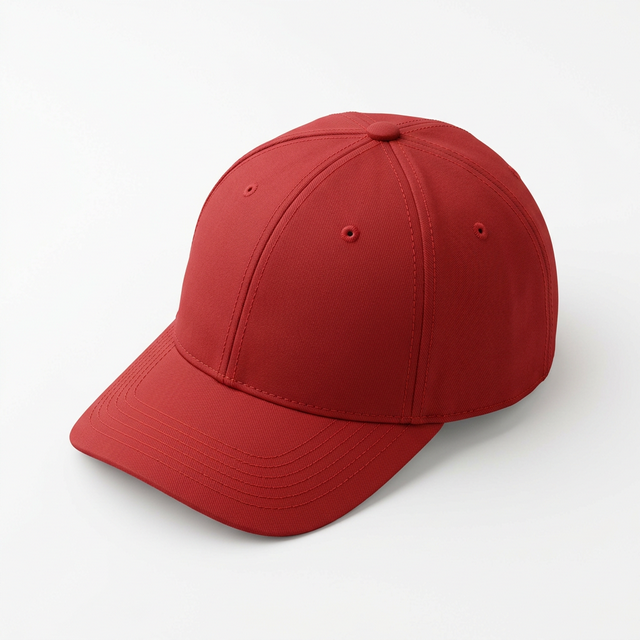 Plain Performance Cap - Crimson Red
