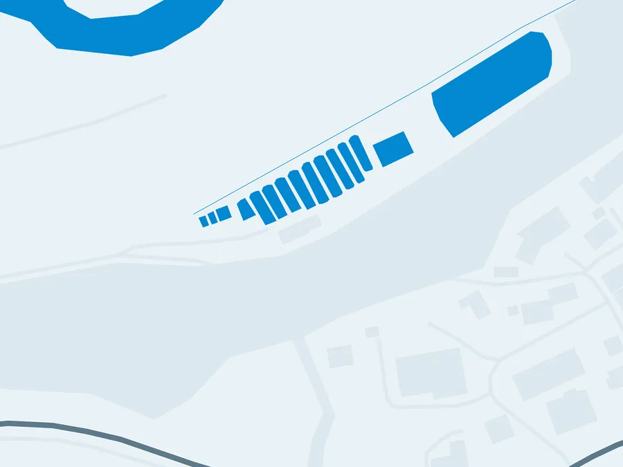 Kartenillustration der Umgebung von Forellenteich Obermarchtal (ehem. Matze's Fisch- und Angelpark)