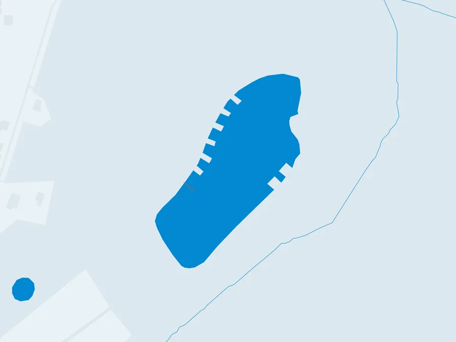 Kartenillustration der Umgebung von Angelparadies Zur Grafenmühle