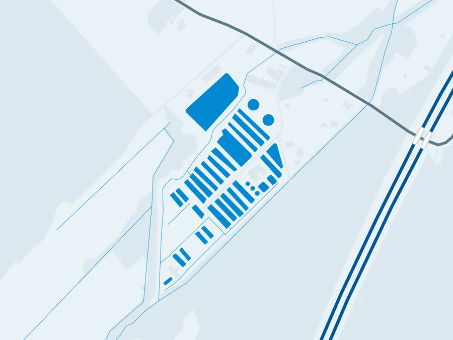 Kartenillustration der Umgebung von Angelteiche Werdermühle (Niemegk)