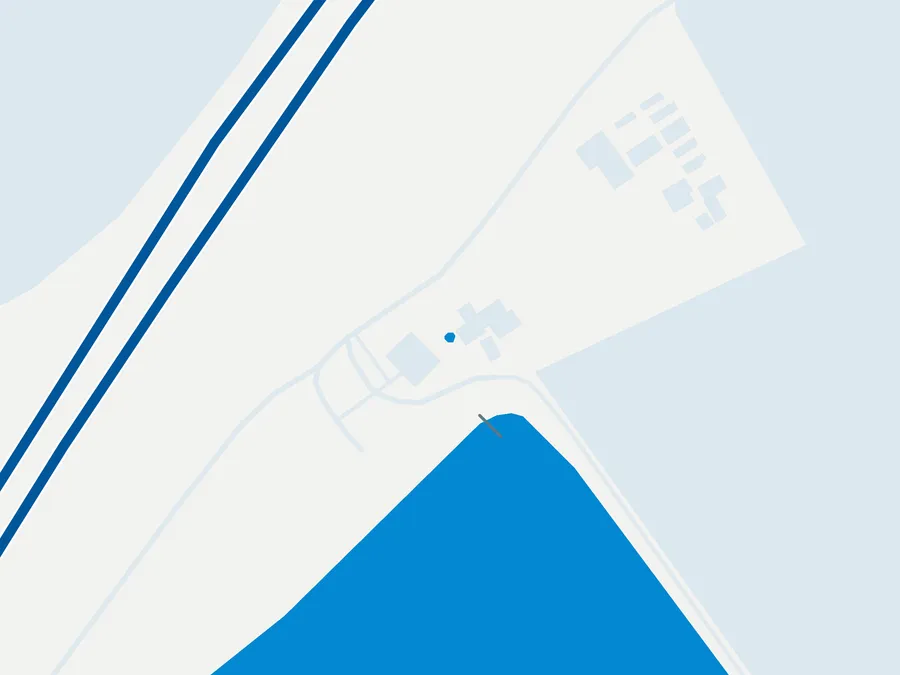 Kartenillustration der Umgebung von Uwes Angelsee