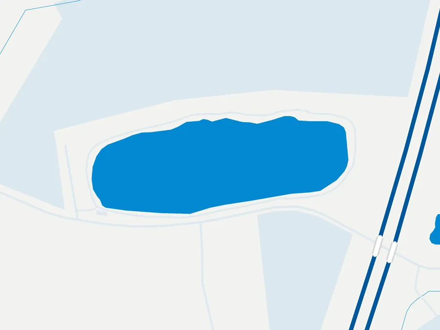 Kartenillustration der Umgebung von Angelsee Heiligenstedten