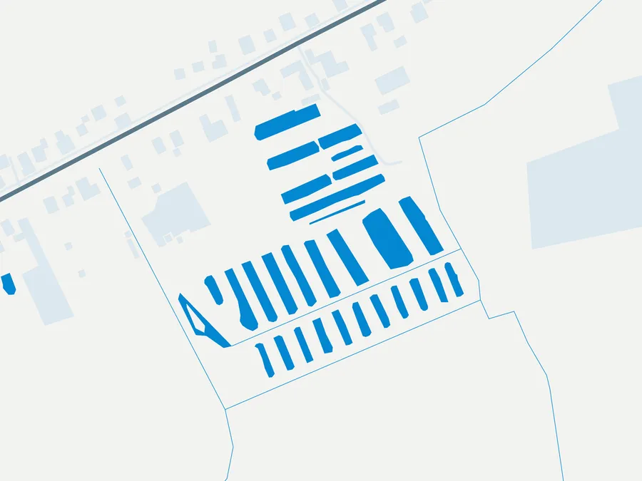Kartenillustration der Umgebung von Angelparadies Midlum