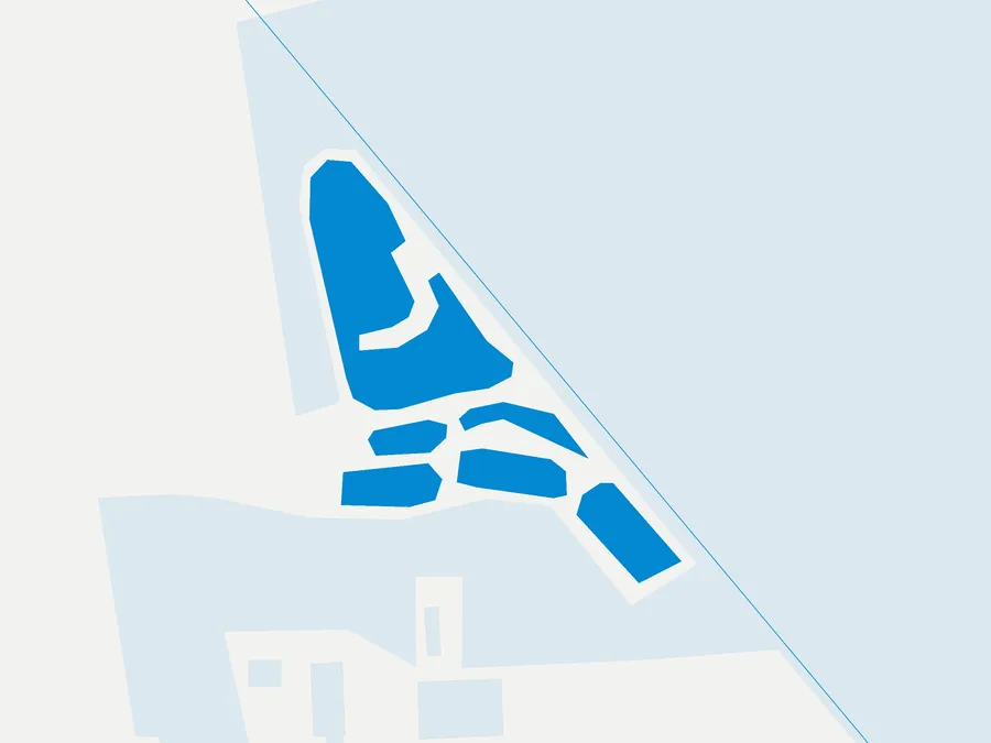 Kartenillustration der Umgebung von Angelteiche Birkengrund