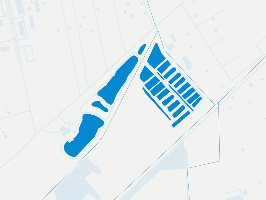Kartenillustration der Umgebung von Fischerhof Gahrns