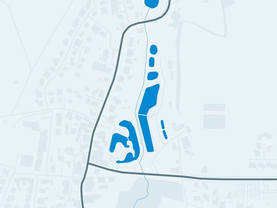 Kartenillustration der Umgebung von Forellenpark Quellental