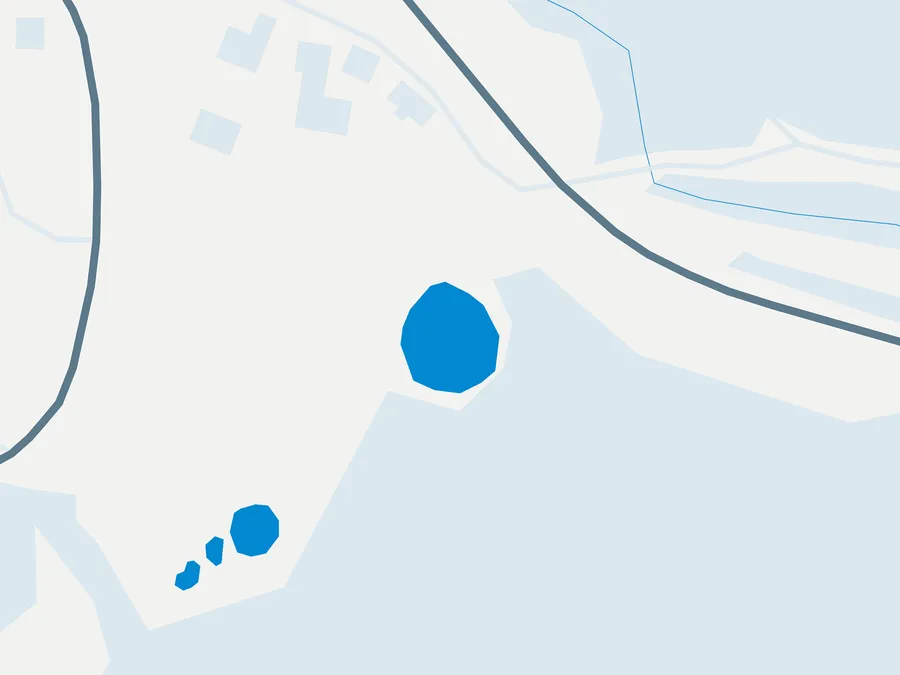 Kartenillustration der Umgebung von Landgasthof Ziegelhütte