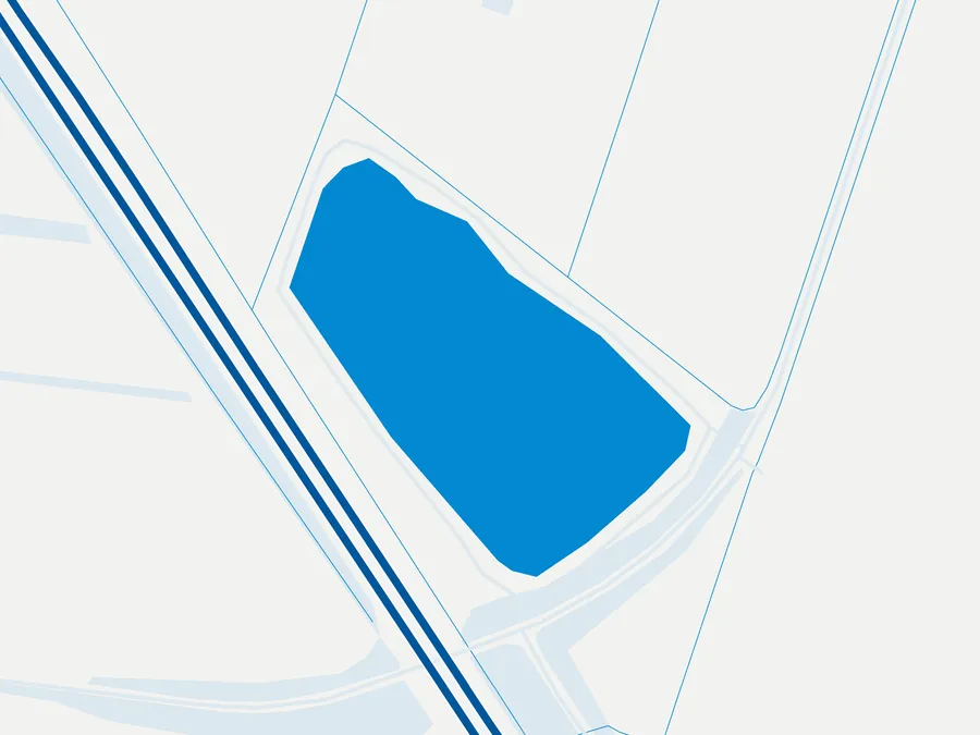 Kartenillustration der Umgebung von Angelsee Henjesweg