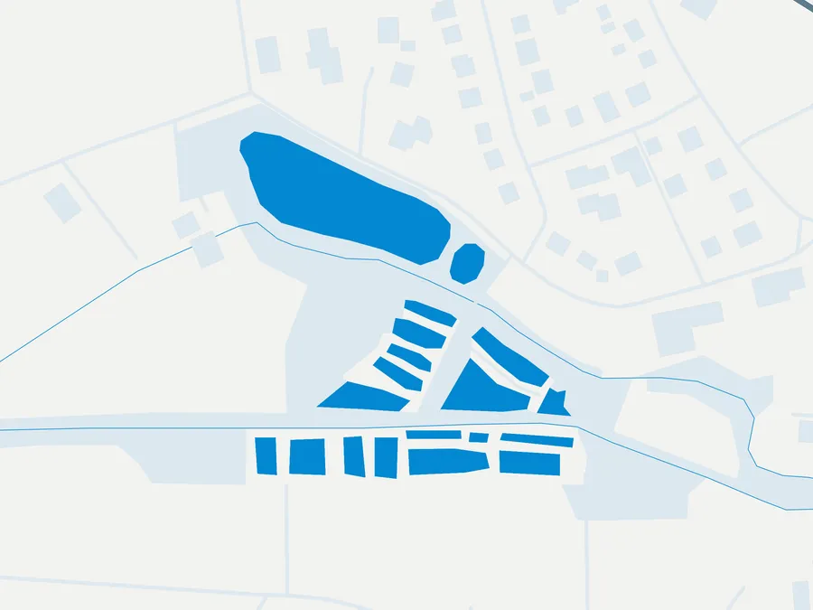 Kartenillustration der Umgebung von Angelparadies Herrhausen
