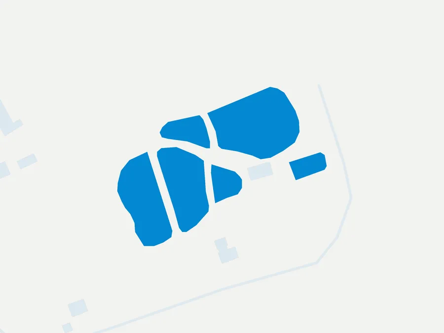 Kartenillustration der Umgebung von Forellenteiche Ahlen