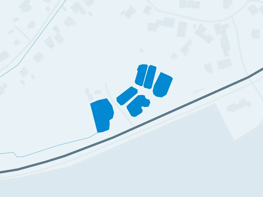 Kartenillustration der Umgebung von Fischzucht Frömmersbach