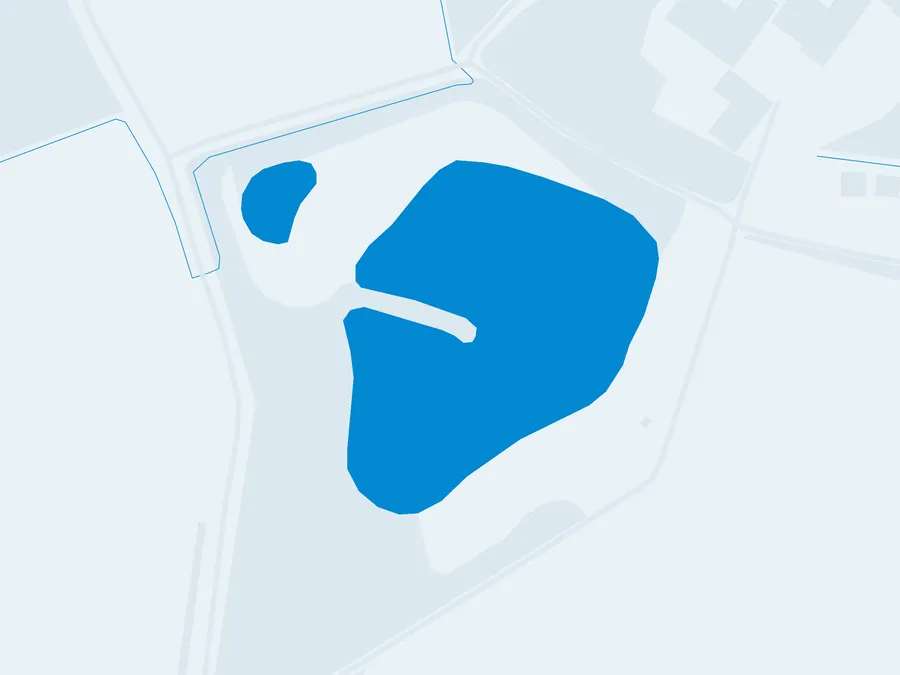 Kartenillustration der Umgebung von Warnsings Bauernhof bei Velen