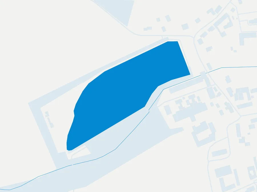 Kartenillustration der Umgebung von Freizeitanlage Ahlumer See