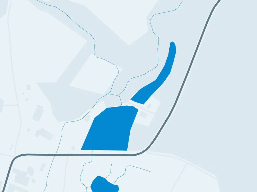 Kartenillustration der Umgebung von Forellenhof Möllensdorf