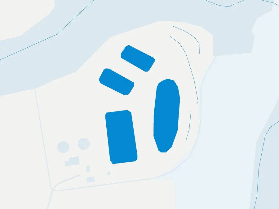 Kartenillustration der Umgebung von Angelteich Kummlesee
