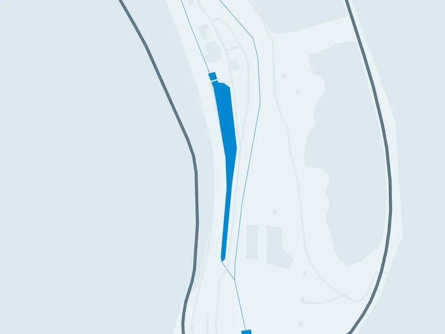 Kartenillustration der Umgebung von Angelsee Zordel